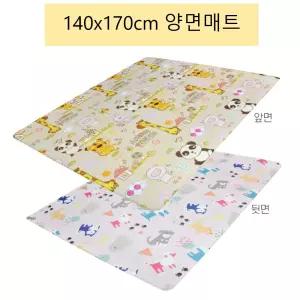 어린이집 쿠션매트 층간소음방지 140x170 양면 동물친구들 놀이방매트 아동센터 거실