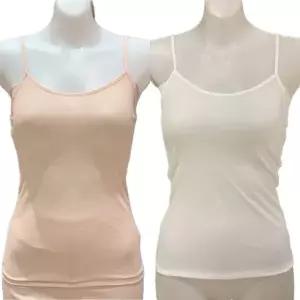 [비너스]2종합포장 향균 소취 기능 시원한 인견 면폴리 와플지 땀받이 스트랍 여성 끈런닝(VLG2474)