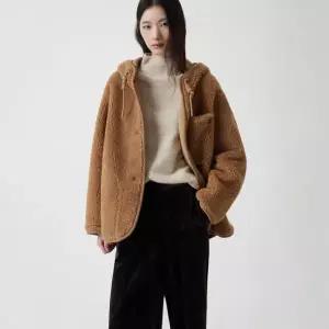 [롯데백화점]쥬크 루즈핏 후드 무스탕 Z254PSF653