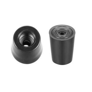 [미국배송] UXCELL 고무 발 완충 패드 D24X19XH31MM 가구 도마 전자 저울 다리 미끄럼 방지 블랙 12개