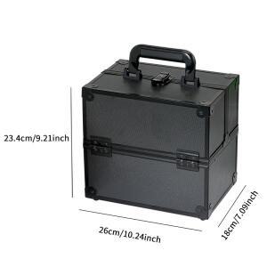 프라모델 전용 금속 광택제알루미늄 합금 메이크업 기차 보석함