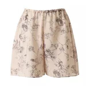 [롯데백화점]와코루 (3부기장하의)프리미엄 실크같은 터치감의 수입 프린트 원단 [WHS3802C]