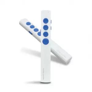 한개도 이니셜각인 무선 PPT 리모컨 프리젠터 레이저포인터 PPT110 화이트블루