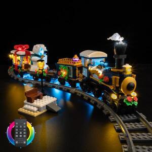 프라모델 조립용 실리콘 패드휴일 특급 열차 10361 장식 램프에 적합한 Kyglaring LED 조명 키트 빌딩 블록