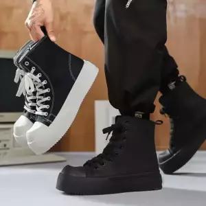 엘럽 남성 캐주얼화 캔버스화 키높이 빅사이즈 슈즈 플랫폼 통굽 원템5