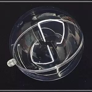 투명공 플라스틱 뽑기캡슐 파티용품 4p 9cm 데코 TWCFD249