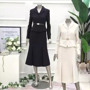 [미니멈]MD 페플럼 머메이드 원피스 MD MMZAAWO1160BK