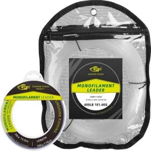 SF 모노필라멘트 리더 라인 모노소재 클리어 낚시 100M/500M 솔트워터 30LB~400LB용