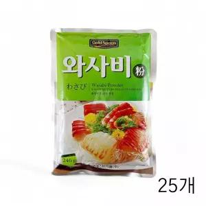 한국에스비식품 골드스푼 와사비분 240g X 25개 일식