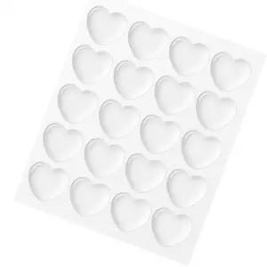 투명 하트 에폭시 스티커 DIY 만들기 DD-10062 LmV