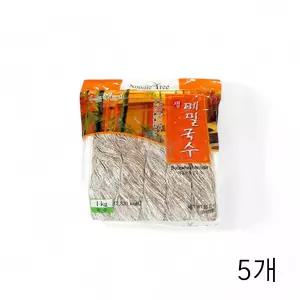 누들트리 생메밀국수 1Kg X 5개 생메밀면 메밀생면