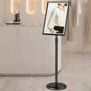 입구 안내판 스텐드 스탠딩 블랙 배너 메뉴판 거치대 A4 A3 [fE4CDE1]