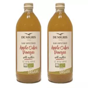 데니그리스 애사비 천연발효 초모 식초 유기농 사과식초 1L [2개]