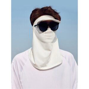 안면 마스크화이트 이마 쿨마스크 롱넥 골프마스크 얇은 얼굴햇빛가리개 여름