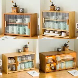 미니찬장 미니그릇장 커피장 찻장 컵진열장 원목그릇장