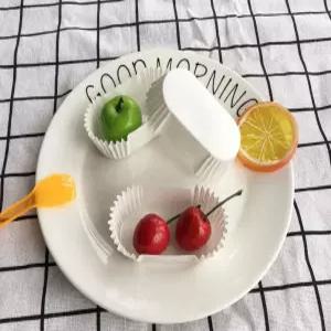 두꺼운 컵케익 컵 라운드 머핀몰드 원형 종이 베이킹 타원형 일회용 트레이 라이너