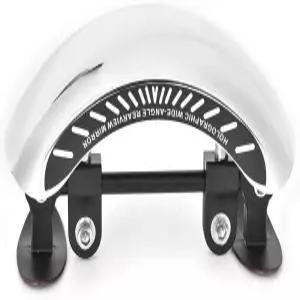 치일루 모터사이클 백미러 180도 광각 안전 크루저 스포츠 바이크 스트리트 스쿠터용 사각지대 사이드 미러