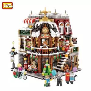 LoZ 블럭 크리스마스 카페 모듈러 중국레고 호환
