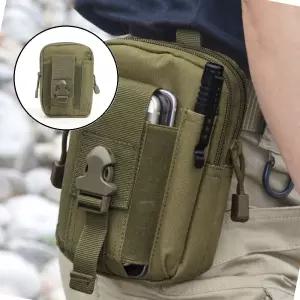 글로 서바이벌 허리벨트 보조가방 카키 소품가방