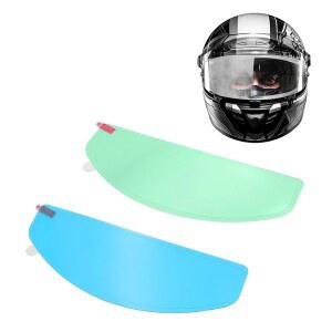 아티그리 유니버설 헬멧 바이저 김서림 방지 필름 + 방수 - 오토바이 렌즈용 2개 PCS, 핀록 인서트 렌즈 대체품 울트라 HD 쉴드 필름, 방지, 안전한 승차감 (스타일 A)