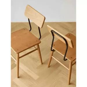 나무 원목 의자 아파트 디자인 체리 호두나무 카페 일본풍