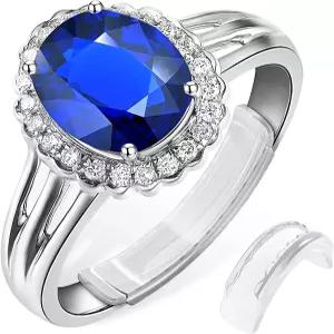 루즈 링용 오테맥스 링 사이즈 8팩 8사이즈 조절기 여성용 및 남성용 보이지 않는 가드 폴리싱 천 가 있는