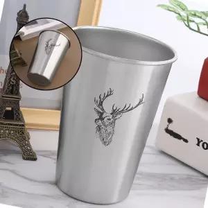 글로 스텐컵 500ml 실버 캠핑머그컵 캠핑스텐레스컵