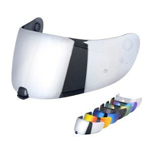 FG-17 FG-ST IS-17 HJ20M 풀페이스 헬멧 바이저 쉴드 액세서리용 VCOROS C70 오토바이 (크롬 실버)