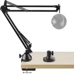 크리에이터용 마이크 암 블루 예티 X 프로 스노우볼 ICE G GX 붐 테이블 플랜지 마운트 어댑터 서스펜션