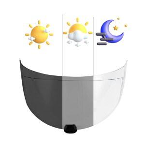 PSLER i10 HJ-31 i70 바이저- 헬멧 바이저 HJ 31Helmet 페이스 쉴드 모터사이클 액세서리 교체, 포토크로믹