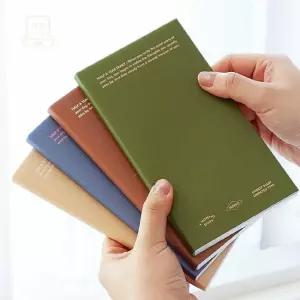 스토어-지유 인디고 기본 6개월 다이어리 만년형 모스그린 PVC커버다이어리