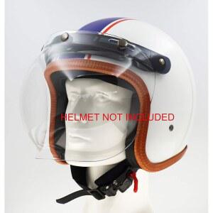 핫 라이즈 유니버설 모터사이클 헬멧 렌즈 바이저 윈드 쉴드(버블/클리어)