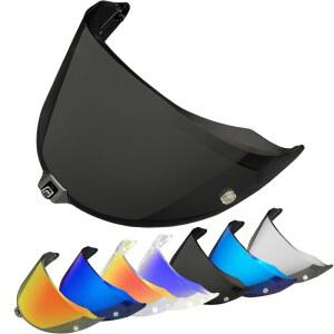 YMTGEQ R2R. 모터사이클 헬멧 쉴드 윈드실드 PC 렌즈 자외선 차단을 위한 바이저 교체 (KYT R2R과 호환) (딥 블랙)