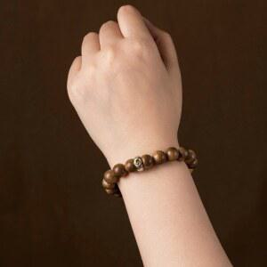 침향 묵주 팔찌 인도네시아 구슬지름8MM 대세지