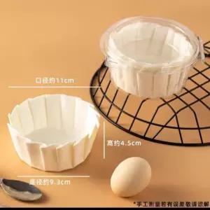 바스크 주름 베이킹 케이크 치즈 유산지