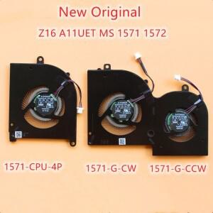 msi호환 Creator Z16 A11UET MS-1571 BS5405HS-U4W 1571-G-CCW 1571-CPU-4P 용  노트북 냉각 팬  5V