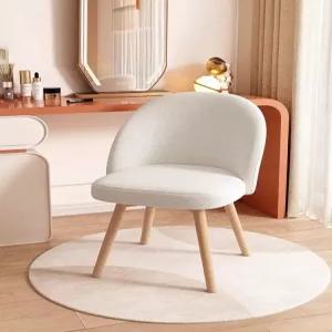 인테리어 패브릭 화장대 램스울 스툴 카페 북유럽 체어