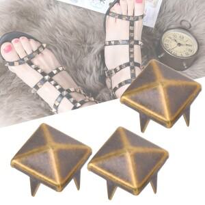 9MM 황동 구리 리벳 의류 신발 가방 액세서리 가죽 장식 공예 컬렉션