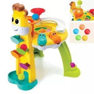 돌아기 기린 서서노는 공놀이 플레이 테이블 걸음마 러닝 육아템 영유아 선물 6개월