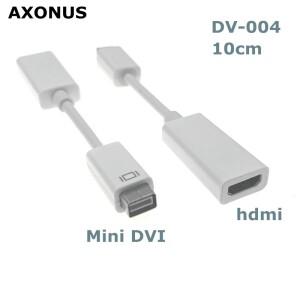 미니 소형 DVI 수-HDMI 호환 암 비디오 케이블 컨버터  구형 맥북 호환-HD TV