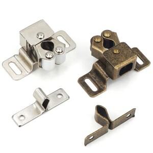 옷장 찬장 가구용 키 큰 캐비닛 롤러 캐치 문짝 클로저 스토퍼 댐퍼 버퍼 걸쇠 래치  10 세트  5/2