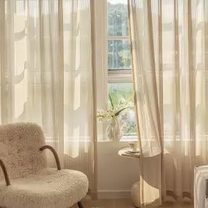 커튼 커튼방 현대 호환적인 심플형 버티컬 손목보호 세로 블라인드 빛을 허락하는 창문 거실 침실 발코니