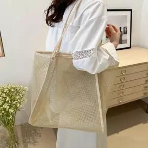 여름 ACV329X0 여행가방 그물 망사 비치백 네트백 가방 숄더백