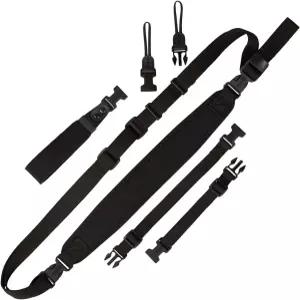 OP/TECH USA 슈퍼 클래식 콤보 카메라 스트랩 키트 - 빠른 릴리스로 조절 가능한 네오프렌 넥 편안하고