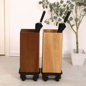 원목 우산꽂이 로비 우산 정리 장우산 현관 사각 꽂이