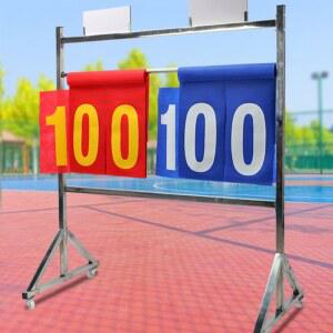 득점판 테니스 운동회 PVC 스테인리스 점수판 숫자판 스탠드 도장 중형 디지털