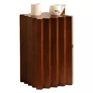 사각침실협탁 웨이브 탁자 거실 매장 침실 스튜디오 미드센추리 원목 홈카페 소파 스툴