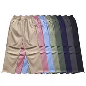 여성 썸머 나일론 밑단 스토퍼 파라슈트 팬츠 편안한바지 여성바지