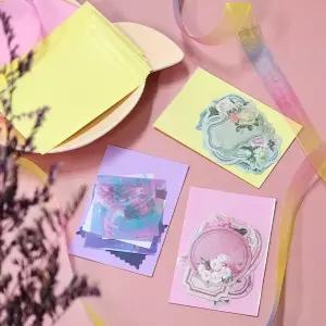 컬러 3인치 비닐 포카 opp 포장 봉투 포토카드 포장지