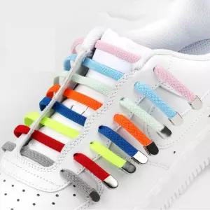 매듭없는 고무줄 신발끈 묶지않는 컬러 운동화끈 msk6+4aLI